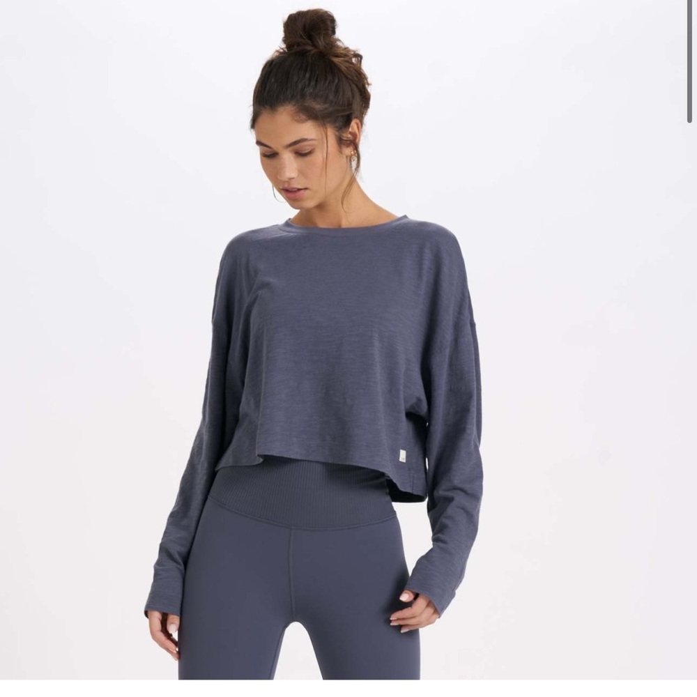 Vuori long sleeve sundown tee 100% Pima cotton shirt